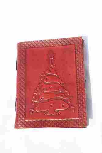 Leather Christmas Tree Diary