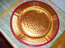 Copper Charger Plate & Coaster