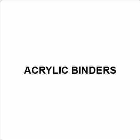 Acrylic Binders Chemicals