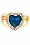 Bella Valentine Collection Designer Heart Shape Crystal Bracelet