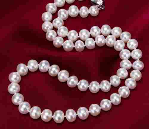 925 Sliver Freshwater Pearl Necklace