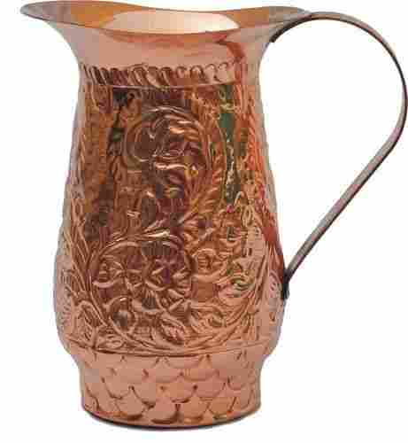 Copper Embossed Jug