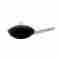 Titanium Finish Induction Wok With Cover