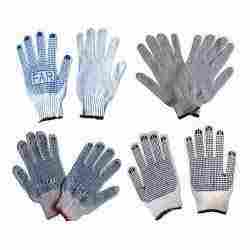 Cotton Dotted Safety Gloves