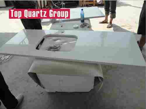 Custom Artificial Quartz Stone Bathroom Countertops