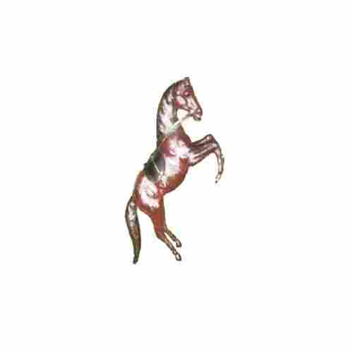 Handmade Jumping Horse with English Saddle