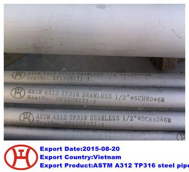 Astm A312 Tp316 Steel Pipe Application: Construction