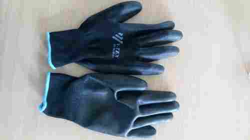 Black PU Coated Hand Gloves