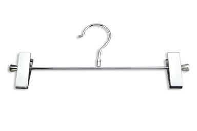 Household Chromed Metal Hanger With Clip