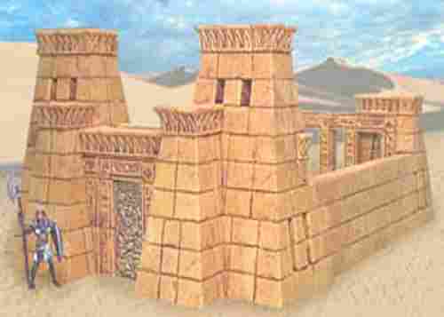 Egyptian Pylon Temple Model