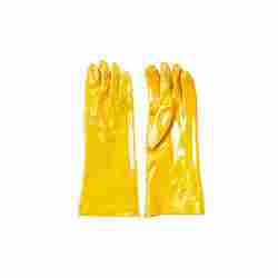 Pvc Supported Safety Gloves