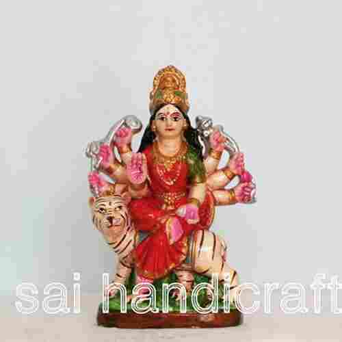 Clay Goddess Durga Statue
