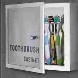 Stainless Steel Tooth Brush Cabinet