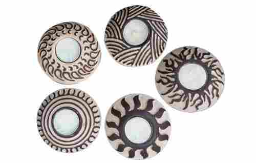 Round Candle Holders Set