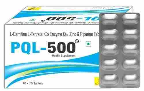 L-Carnitine L-Tartarate + Co Enzyme Q10 + Zinc + Piperine Tablet