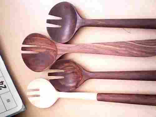 Wooden Fork Spoon