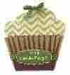Cupcake Birthday Invitations Green Pack Of Six