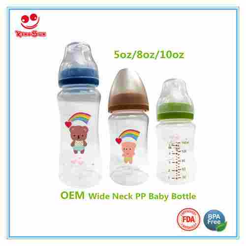 Natural Plastic Baby Feeding Bottles For Newborns