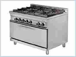 Six Burner Cooking Range Below Oven