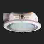 Polycarbonate Downlighters With Centre Frosted Glass Cover