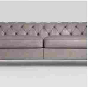 Wood PU Three Seater Sofa