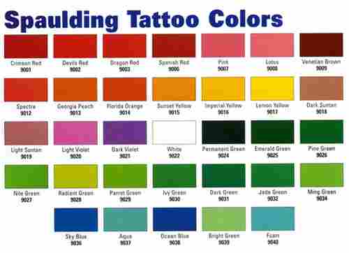 Tattoo Color