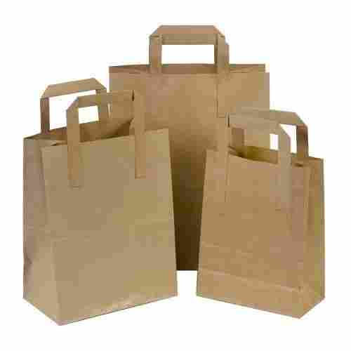 Plain Brown Paper Carry Bag