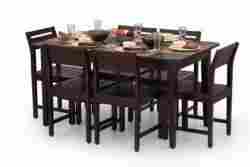 Compact Glass Topped Dining Table Set