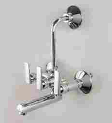 Brass 2 in 1 Wall Mixer With Bend