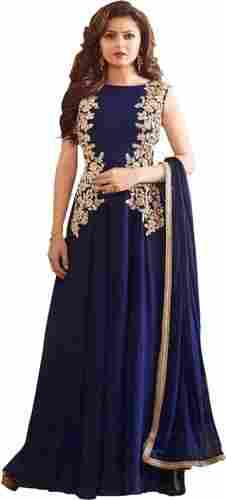 Designer Embroidery Party Wear Gown