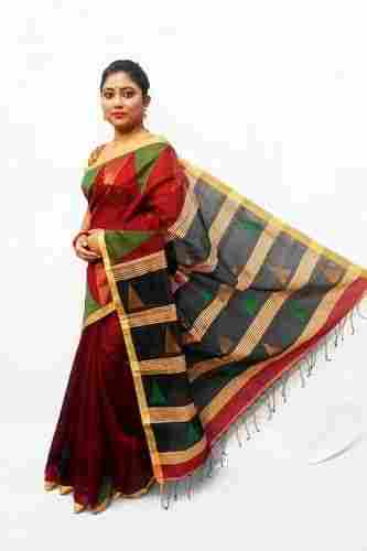 Bengal Handloom Cotton Silk Saree