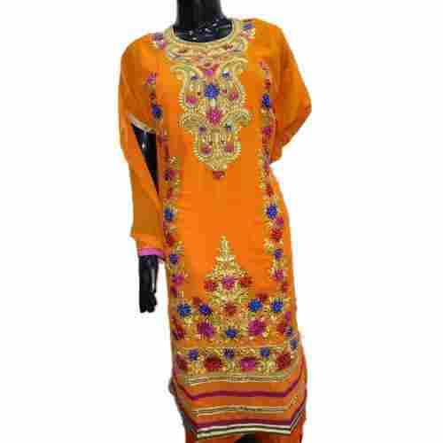 Georgette Semi Stitched Long Salwar Suit