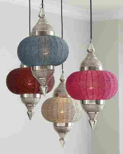 Beaded Hanging Lamps