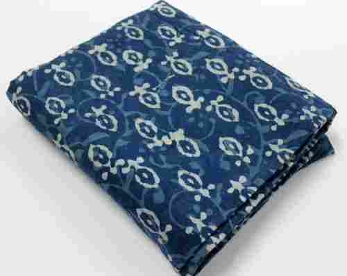 Indigo Blue Hand Block Printed Pure Cotton Fabrics