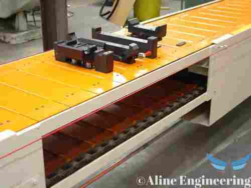 Industrial Slat Conveyor System