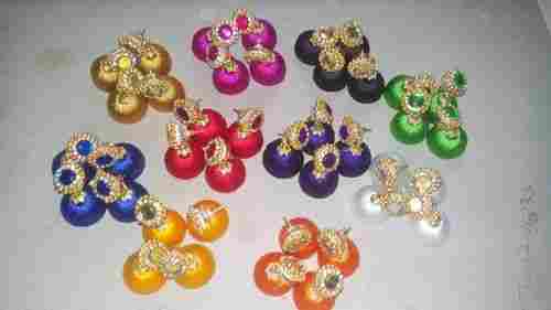 Handmade Silk Earrings