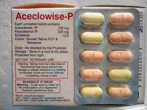Aceclowise P Aceclofenac And Paracetamol Tablets