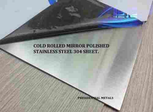 Cold Rolled Mirror Polished Stainless Steel 304 Sheets
