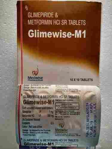 Glimewise M 11 Glimepiride And Metformin Tablets