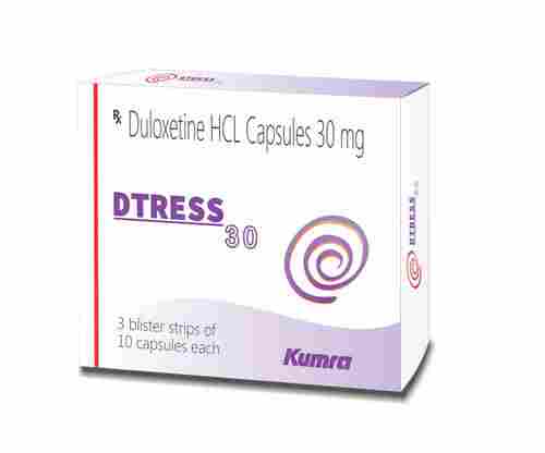 Dtress 30 mg Duloxetine HCL Capsule