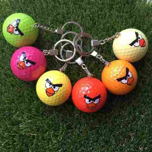 Designer Golf Ball Keychain