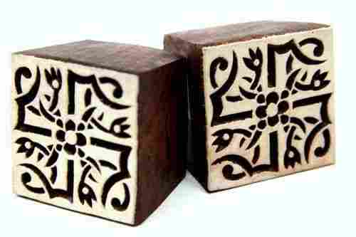 Geometric Print Wooden Blocks