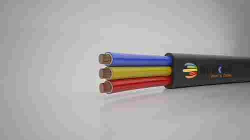 Rubber 3 Core Submersible Flat Cables