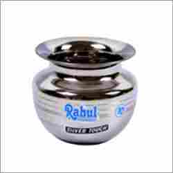 Polished Stainless Steel Lota