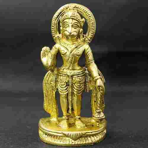 Hanuman Standing Small Brass Idols
