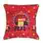 Red Elephant Butti Cushion Cover