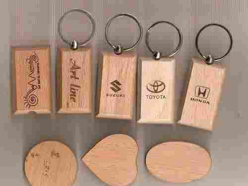 Wooden Engraved Key Chain