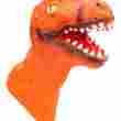 Dinosaur Puppet Orange