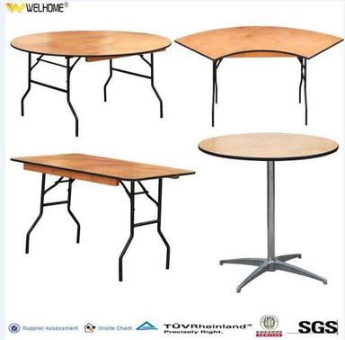 Machine Made Events Plywood Foldable Table