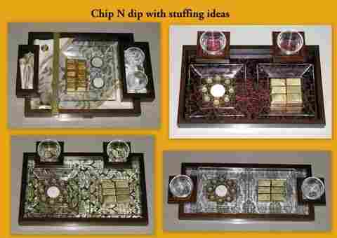 Chip N Dip Trays with Stuffing